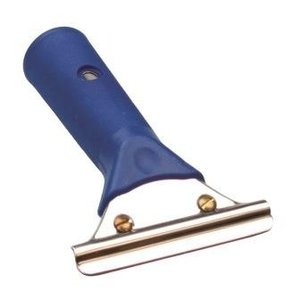 Wissergreep met rubber grip grijs