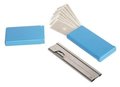 Lewi Glasschraper met stainless steel houder en 10 extra bladen