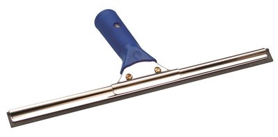 Raamtrekker 35 cm soft, met rubber grip grijs